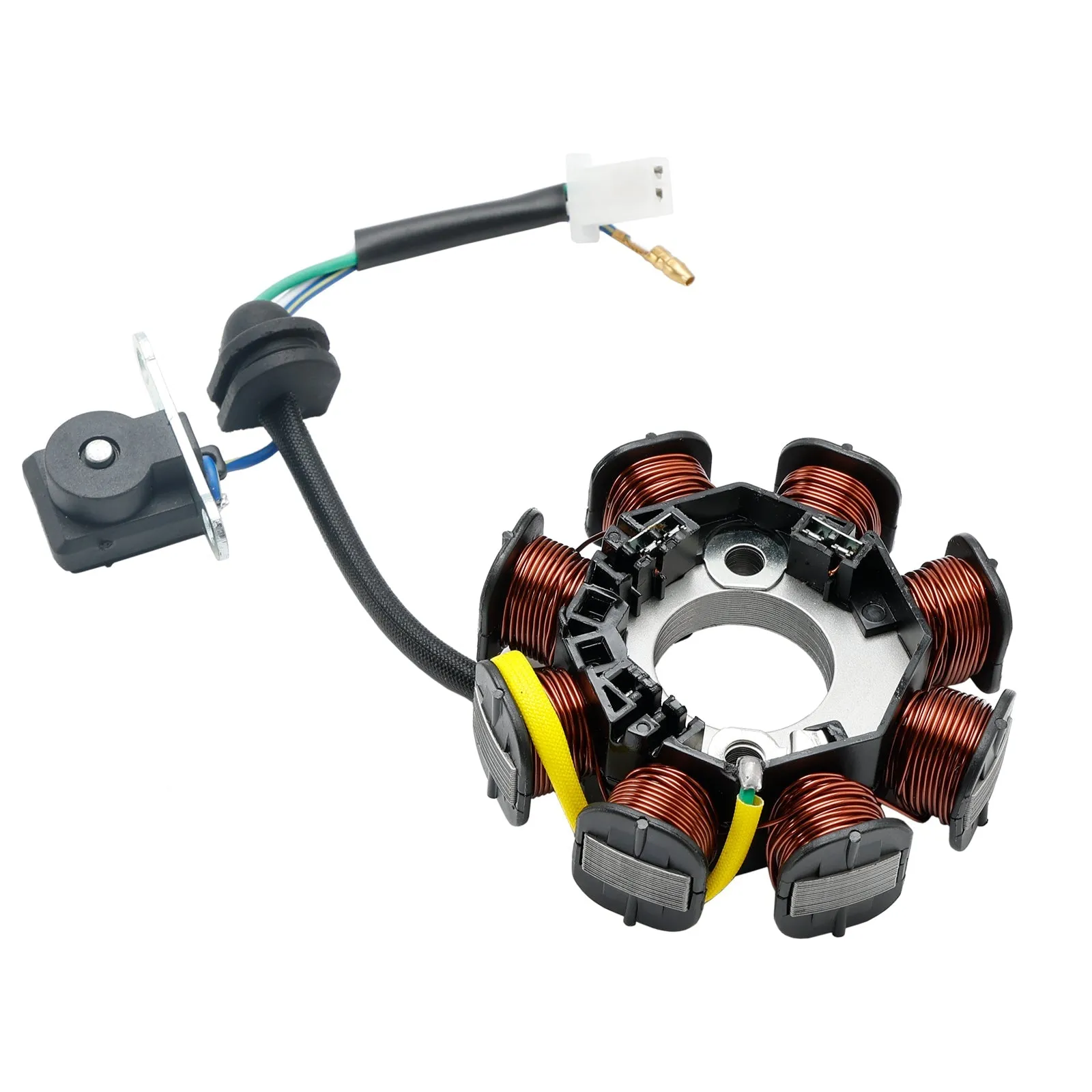 Estator generador para Honda Wave 125 PGMFi arranque eléctrico 2003-2005 31120-KPH-901