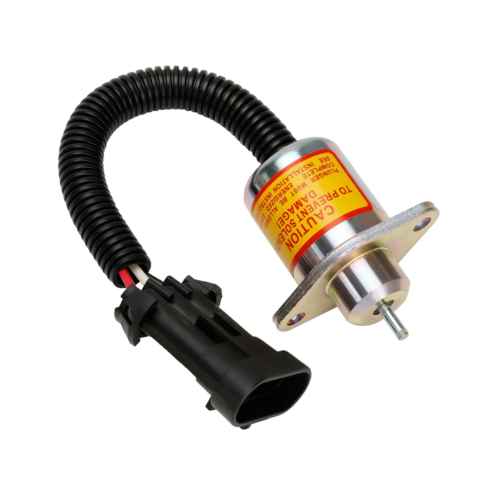 Válvula solenoide de cierre de combustible 6670602 para cargadores Bobcat 463 553 S70 S100 12V