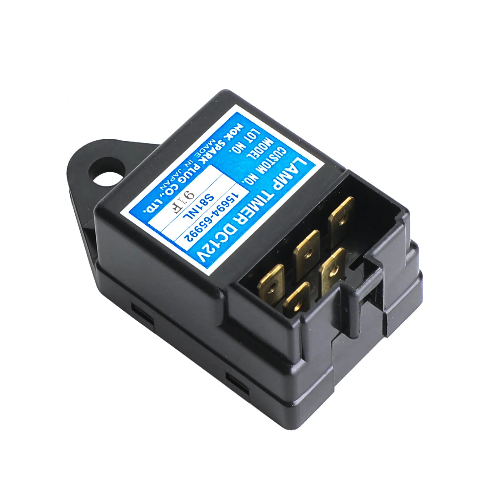 Relé de tiempo DC12V para lámpara incandescente con temporizador Kubota 15694-65992 S81Nl