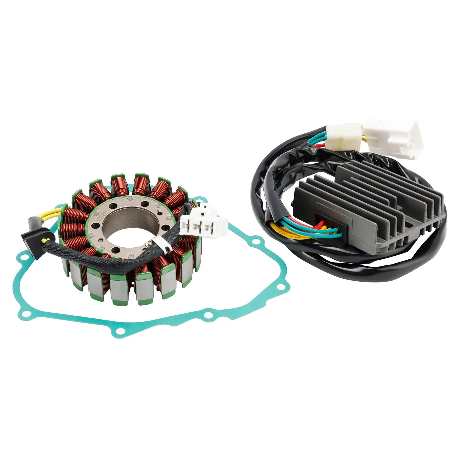 2001-2002 Honda CBR 600 FS Sport JUNTA DEL REGULADOR DE VOLTAJE DEL GENERADOR DEL ESTATOR 31120-MBW-J21 31600-MBW-G90