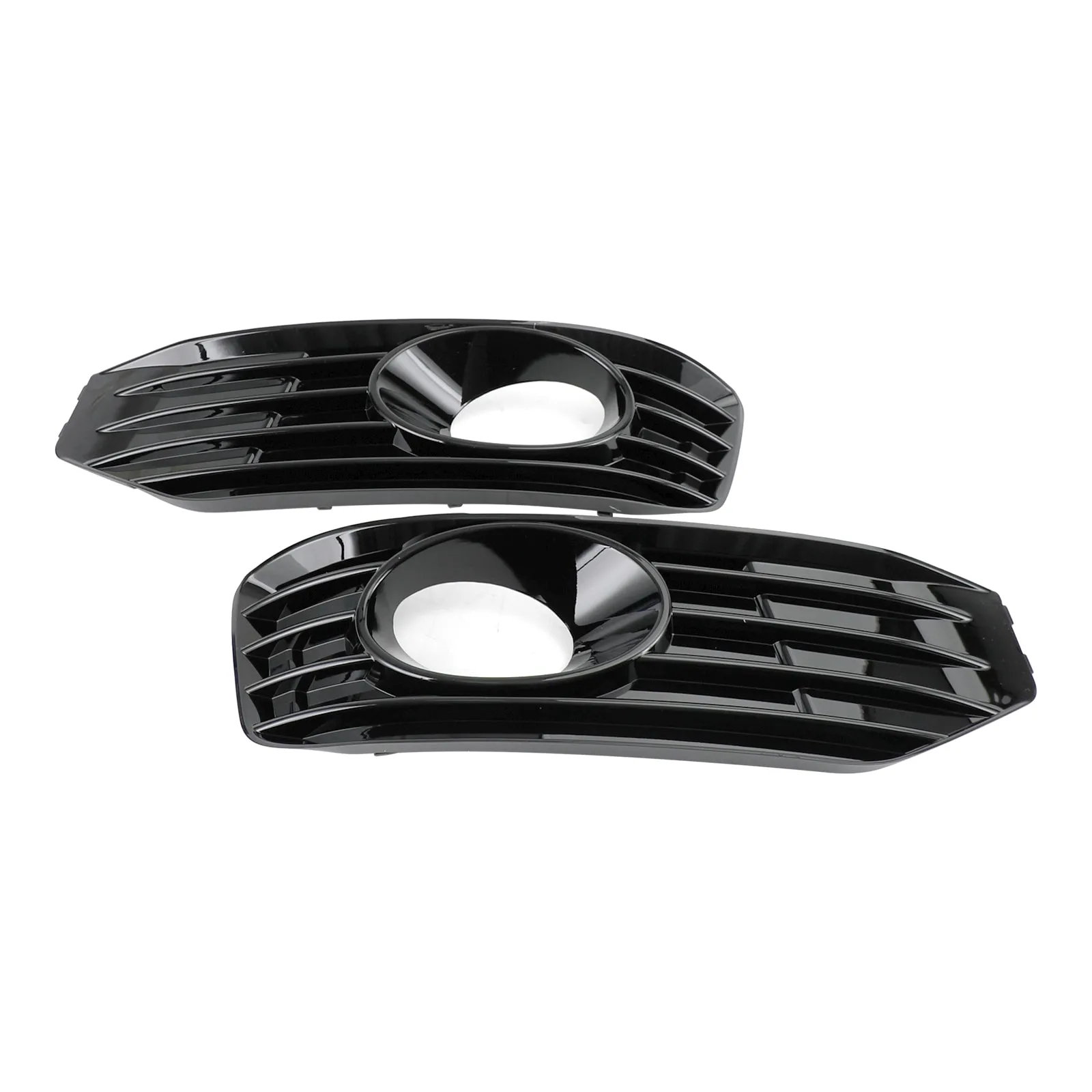 2010-2015 VW T5 T5.1 Lámpara antiniebla negra brillante Cubierta de luz Insertar rejilla S-line