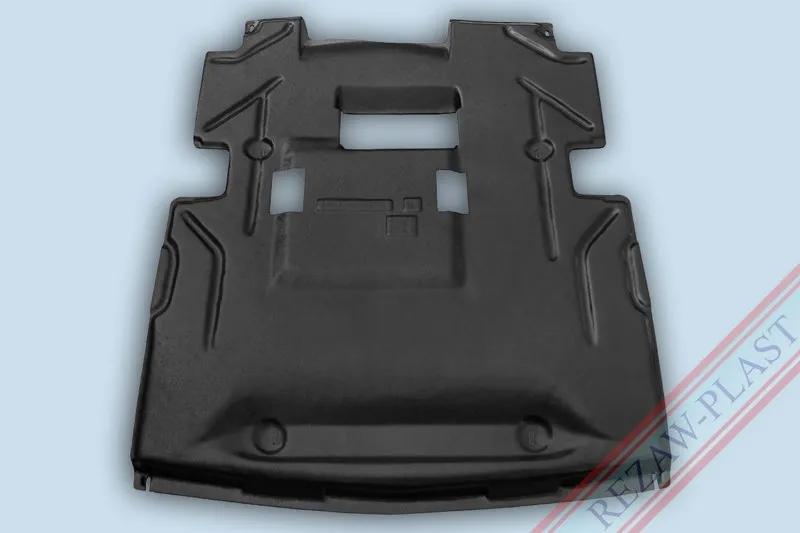 Protector De Carter Plastico Mercedes W124 Gasolina Sin Aire Acondicionado, Versión E200 Kombi; E230; E230 Kombi; E260; E300 Kom