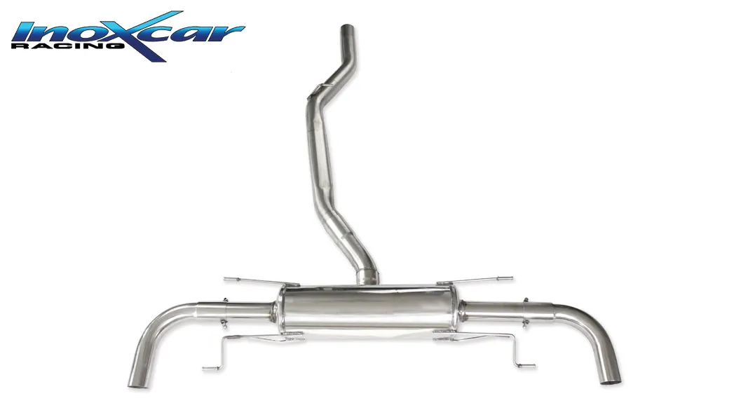 Silenciador trasero deportivo Salida Izq. + Dcha. ALFA ROMEO STELVIO 2.0 Turbo Q4 (280cv) 2017-- CON homologacion Inoxcar