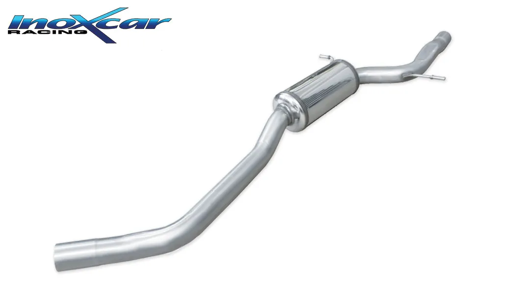 Tubo central con silenciador AUDI A4 (Type 8K) B8 2.0 TFSi 4WD (211cv) 2008-- SIN homologacion Inoxcar