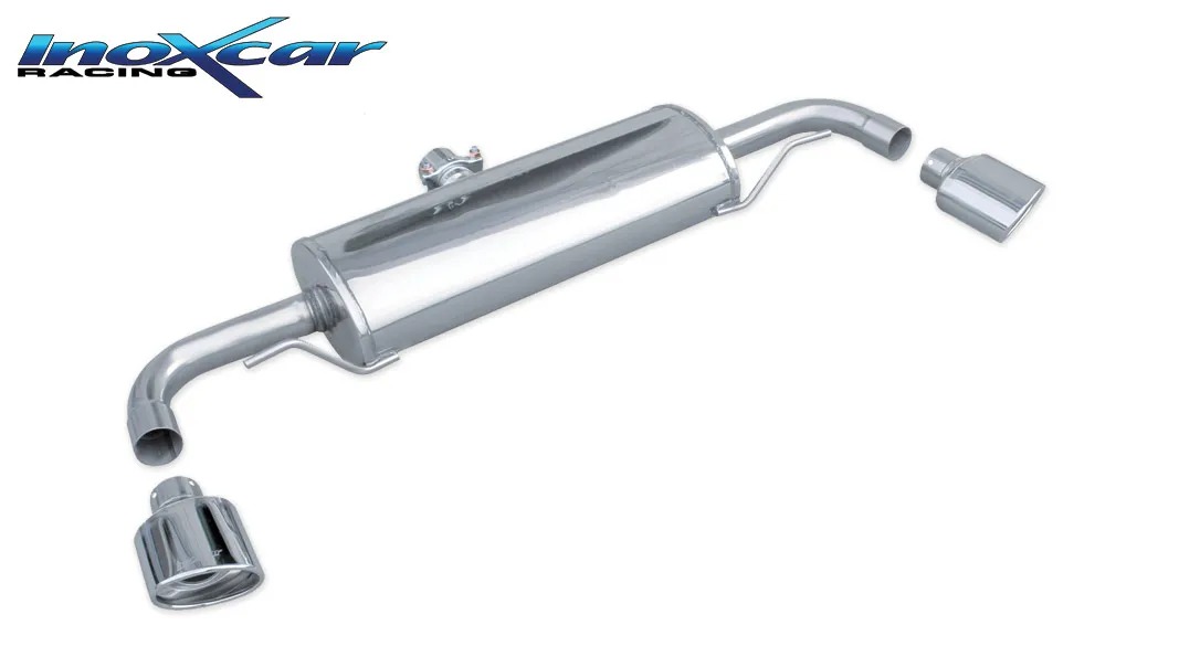 Silenciador trasero duplex 1X120X80 OBLIQUO AUDI TT (TYPE 8J) 3.2 V6 Quattro (250CV) 2006-- PENDIENTE de Homologacion Europea In