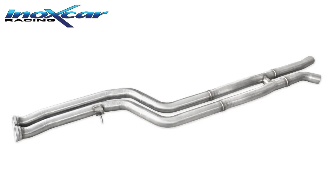 Tubo central directo (el montaje elimina los 2 cat. estándar) BMW F28 M4 Coupè 3.0 (431cv) 2013-- SIN homologacion Inoxcar