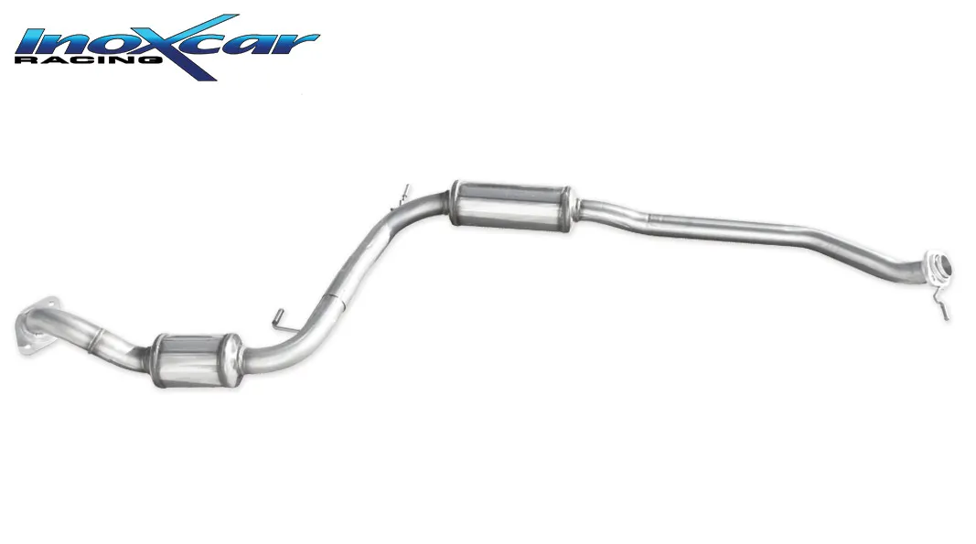 Tubo central con silenciador HONDA CIVIC TYPE-R 2.0 (310cv) 2015-- PENDIENTE de Homologacion Europea Inoxcar