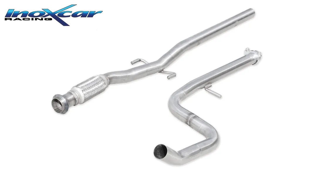 Tubo central directo (Con Flexible) PEUGEOT 208 1.6 16V TURBO GTI (200cv) 2013-2015 SIN homologacion Inoxcar