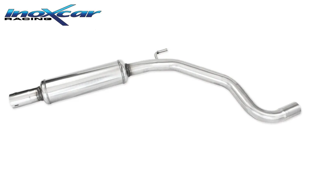 Tubo central con silenciador OPEL CORSA E OPC 1.6i TURBO (207cv) 2015-- Ø 54,5 CON Homologacion Europea Inoxcar