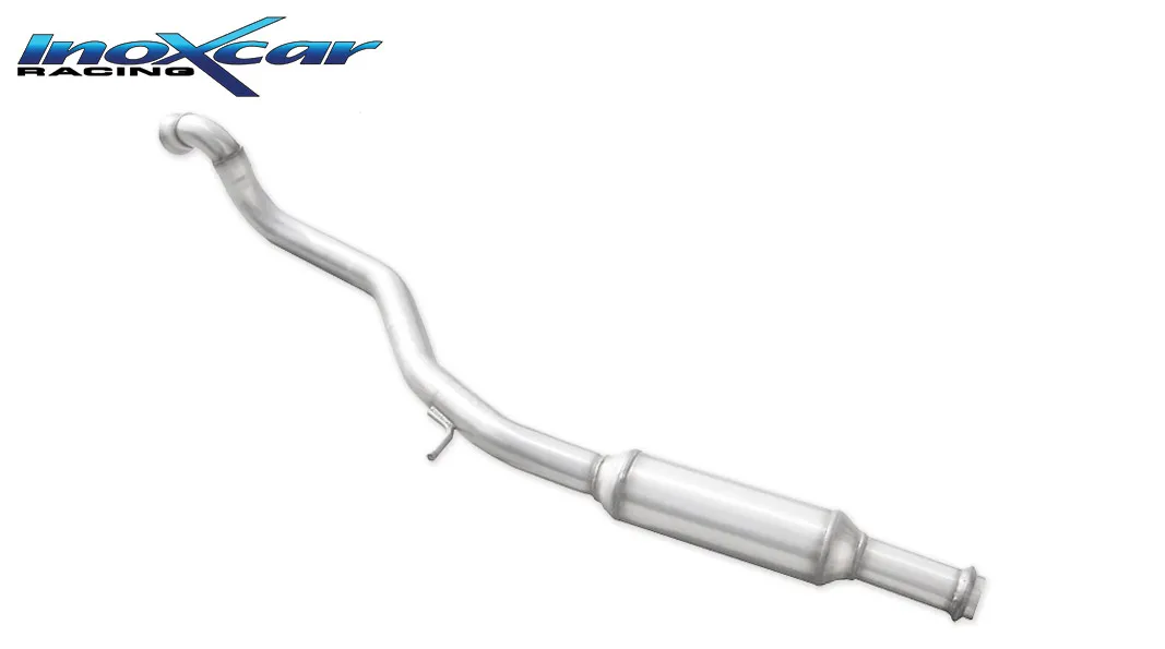 Tubo central con silenciador PEUGEOT 206 RC 2.0 16V (177CV) --2006 diam. 63 SIN homologacion Inoxcar