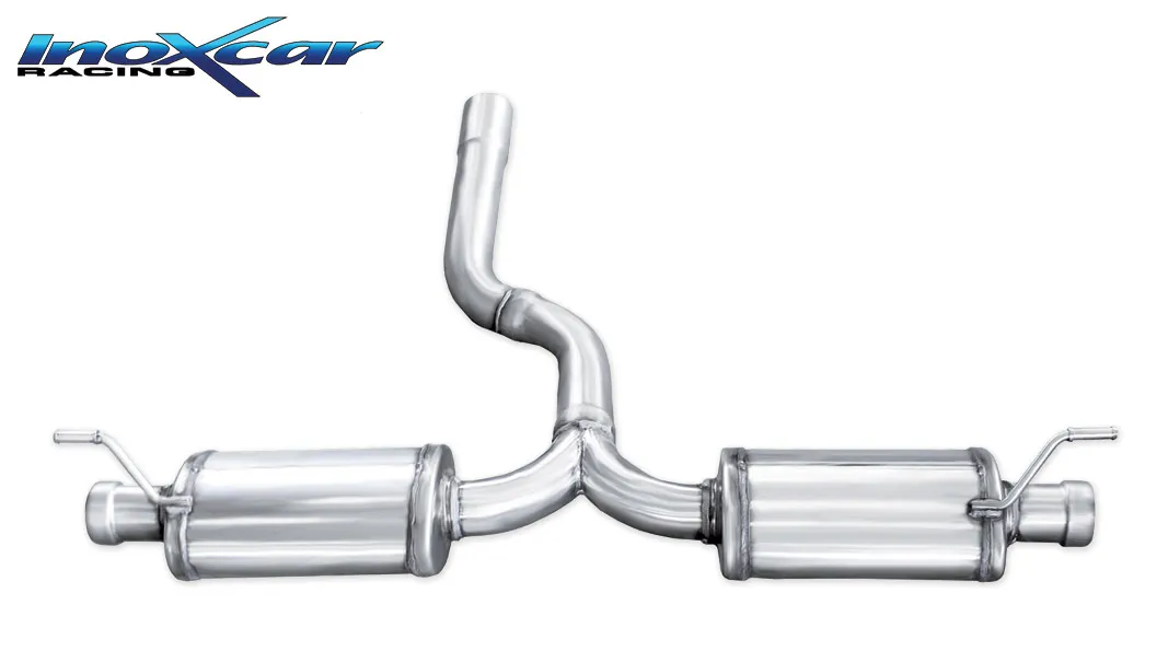 Silenciador trasero deportivo Salida Izq. + Dcha. montar con colas escape originales PORSCHE CAYENNE 3.0 Tdi V6 (240cv-245cv)