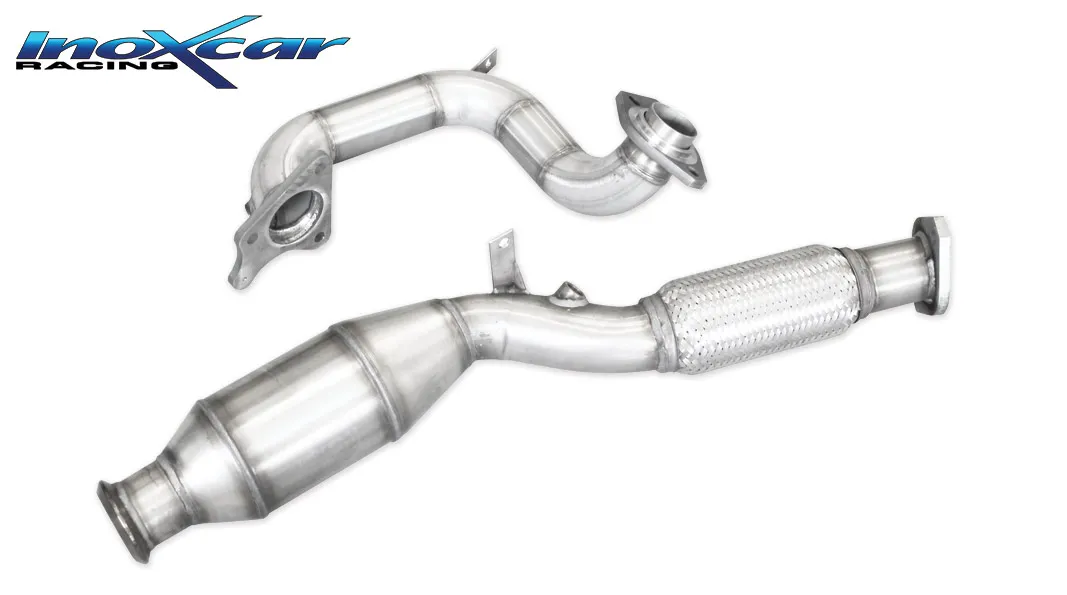 Tubo de sustitución del catalizador con catalizador metalico (Con Flexible) 2°CAT RENAULT CLIO 4 RS 1.6 Turbo (200CV) 2013-- Ø 6