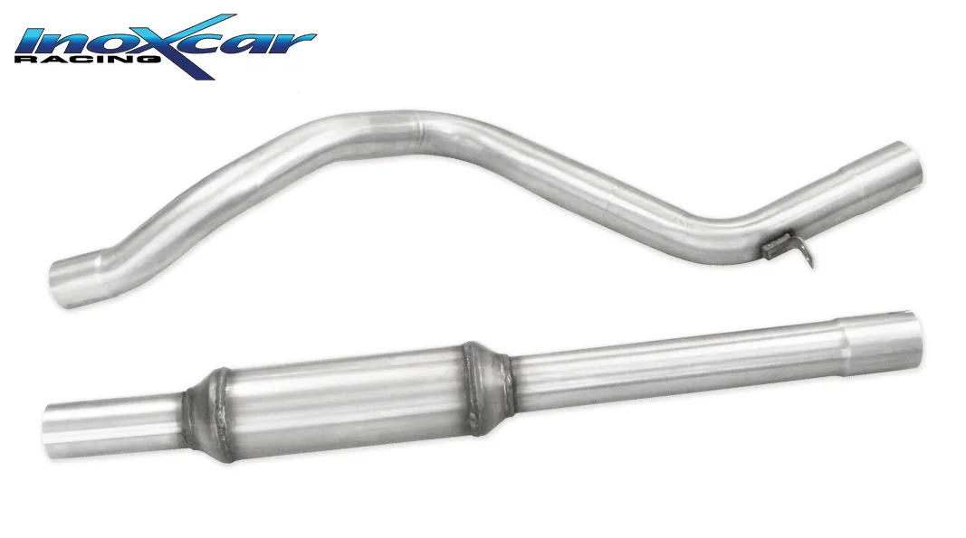 Tubo central con silenciador RENAULT MEGANE III Coupè 2.0 TURBO RS TROPHY (265CV) 2012-- SIN homologacion Inoxcar