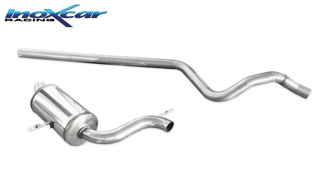 Tubo central directo+ Escape trasero diam. 70 RENAULT MEGANE III Coupè 2.0 TURBO RS TROPHY (265CV) 2012-- SIN homologacion Inoxc