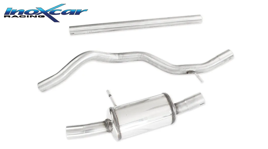 Tubo central directo+ Escape trasero (solo lato sx) Ø 60 RENAULT MEGANE IV GT 1.6 Tce (205cv) 2016-- Ø 60 SIN homologacion Inoxc