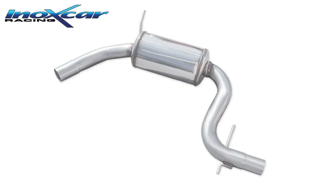 Tubo central con silenciador SEAT LEON (Type 1P) 2.0 TSI CUPRA (240CV) 2006-- Ø 65 SIN homologacion Inoxcar