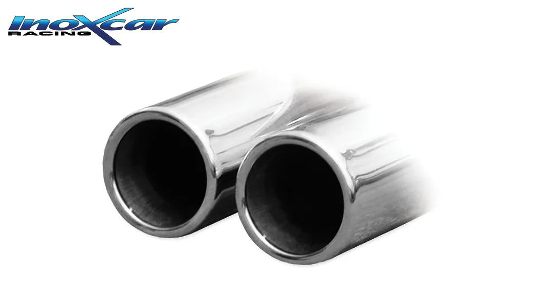 Silenciador trasero deportivo duplex 2X80 VOLKSWAGEN GOLF 7 1.4 (125cv) 2013-- CON Homologacion Europea Inoxcar