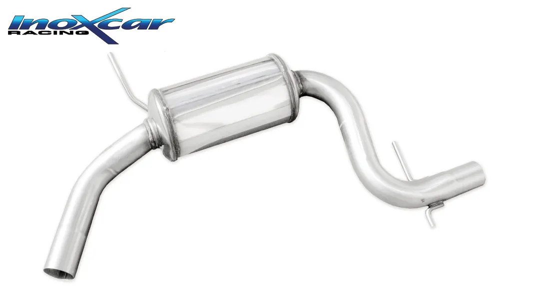Tubo central con silenciador VOLKSWAGEN MAGGIOLINO 2.0 TFSI (200CV) 2012-- Ø 65 SIN homologacion Inoxcar