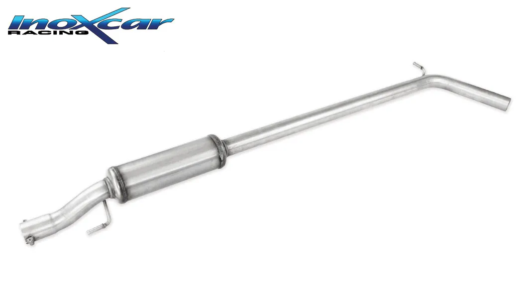 Tubo central con silenciador VOLKSWAGEN POLO (type 6R) 1.4 16V GTI (180CV) 2010-2014 Ø 55 CON Homologacion Europea Inoxcar