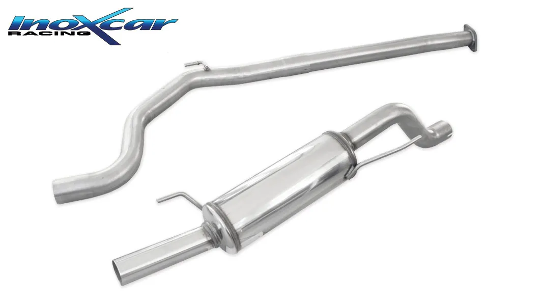 Tubo central directo + Escape trasero Grupo.N 54 Ø ABARTH PUNTO EVO 1.4 TURBO (165CV) 2010-- SIN homologacion Inoxcar