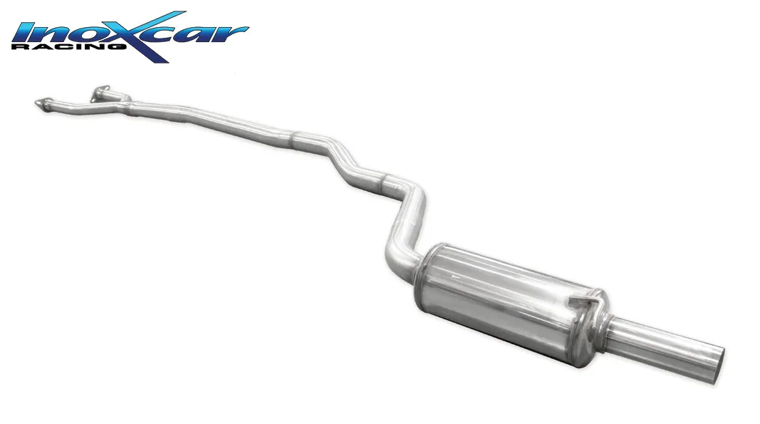 Tubo central directo + Escape trasero Grupo.N60 Ø FORD SIERRA COSWORTH 2WD SIN homologacion Inoxcar