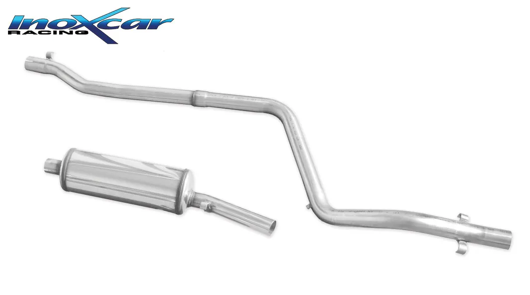 Tubo central directo + Escape trasero Grupo.N 45 Ø VOLKSWAGEN GOLF I GTI 1.6 (110CV) / 1.8 (112CV) --1984 SIN homologacion Inox