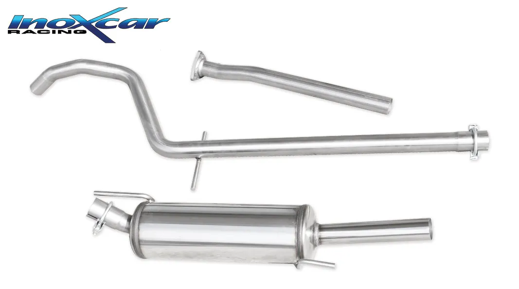 Tubo de sustitución del catalizador + Tubo central directo + Escape trasero Grupo.N50 Ø VOLKSWAGEN GOLF III GTI 2.0 8V 1998-- SI