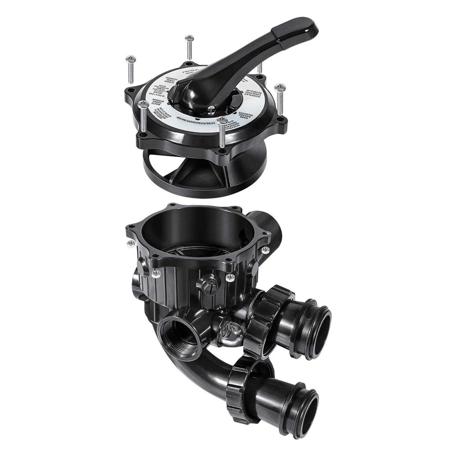 Válvula multiflo de múltiples Válvula SPX0710x32, 1.5 pulgadas, adaptada a las piscinas de la serie Hayward S200 y S240