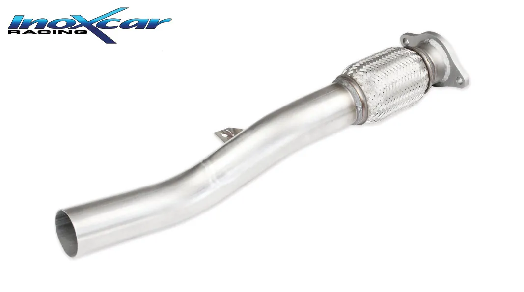 Tubo intermedio (Con Flexible) RENAULT MEGANE IV RS 1.8T (280cv) Diam. 70 2018-- Ø 76 SIN homologacion Inoxcar