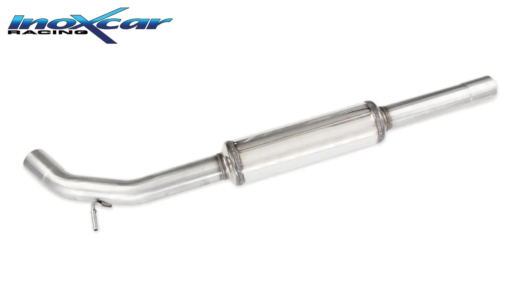 Tubo central con silenciador RENAULT MEGANE IV RS 1.8T (280cv) Diam. 70 2018-- Ø 76 PENDIENTE de Homologacion Europea Inoxcar