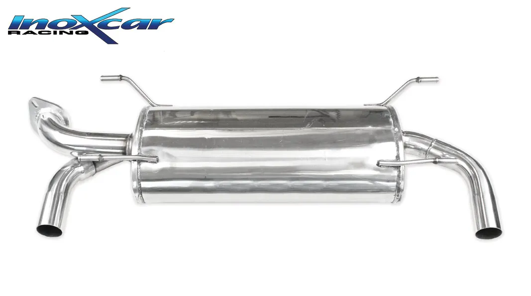 Silenciador trasero deportivo Salida Izq. + Dcha. TOYOTA GT 86 2.0i (200CV) 2017-- CON Homologacion Europea Inoxcar