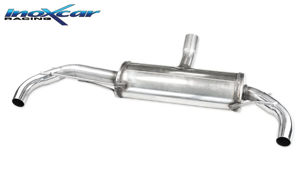 Silenciador trasero deportivo Salida Izq. + Dcha. MERCEDES CLASSE A (Type W176)  CON homologacion Inoxcar