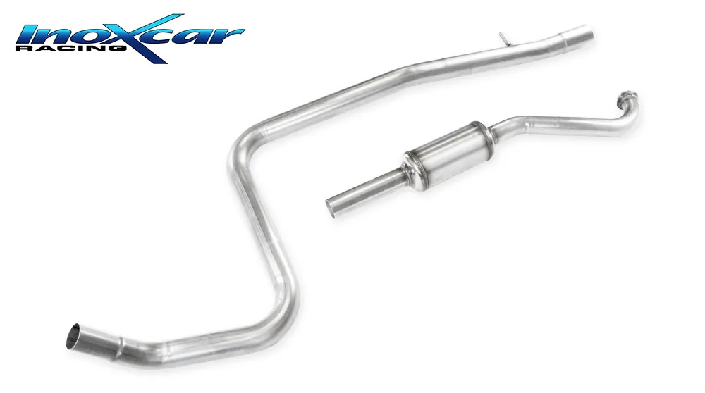 Tubo central con silenciador FORD FIESTA 8° serie (18) 1.0 (100cv) 2018-- PENDIENTE de Homologacion Europea Inoxcar