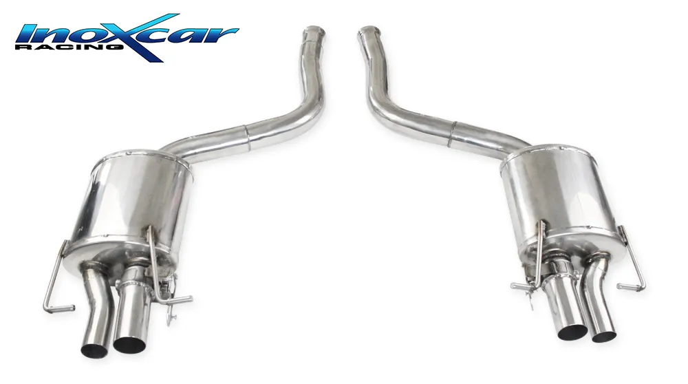 Silenciador trasero deportivo Salida Izq. + Dcha. + Conjunto de válvulas con motores eléctricos originales MERCEDES CLASSE C63