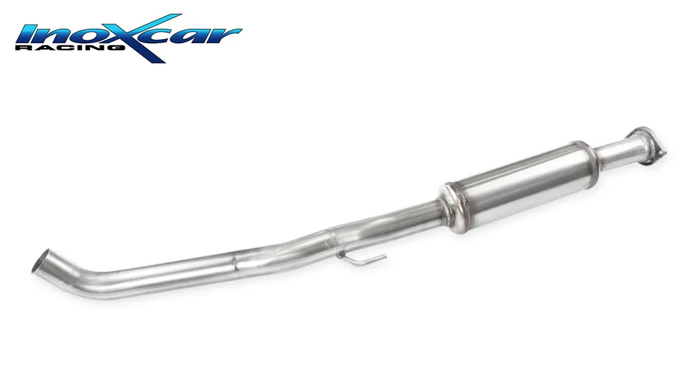 Tubo central con silenciador RENAULT CLIO 2 RS 2.0 fase2 (172CV) 2002-2003 Ø 54 CON Homologacion Europea Inoxcar