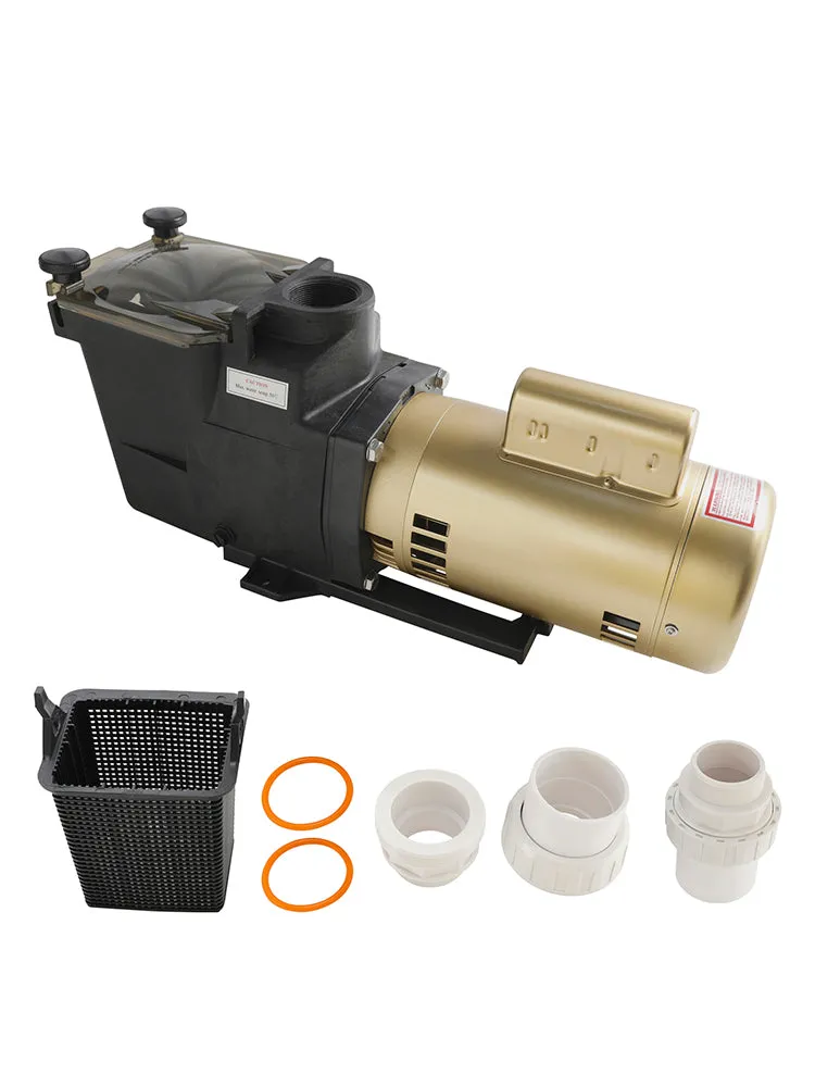 Bomba de piscina de una sola velocidad W3SP2607X10 Súper Bomba 1 HP 115/230 V