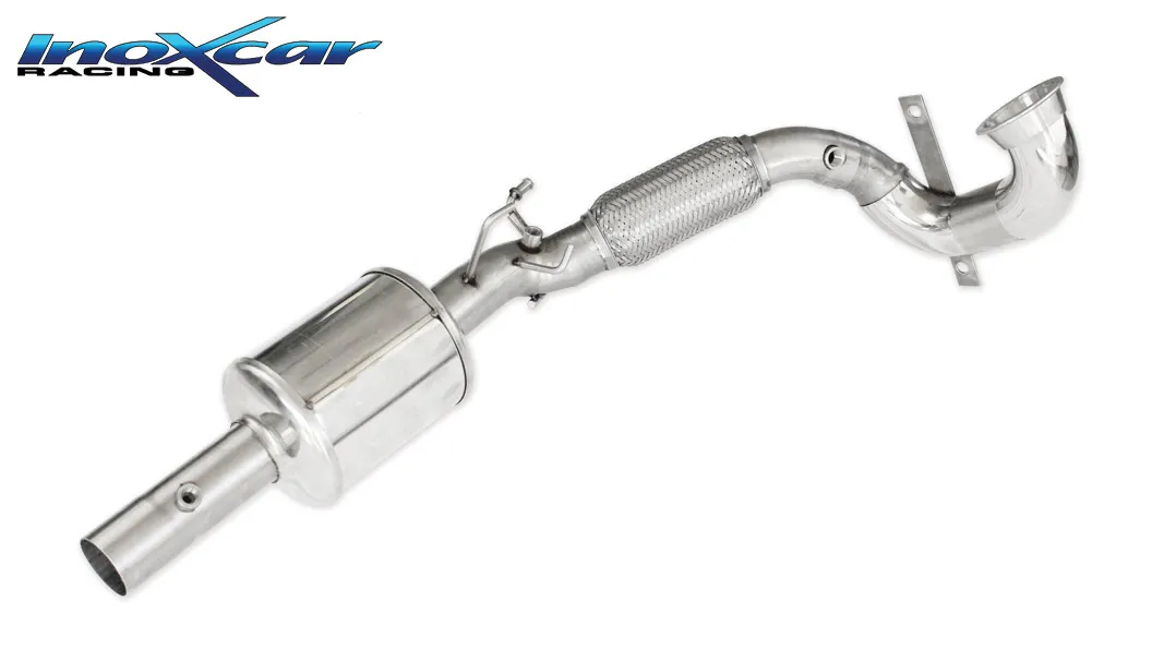 Tubo de sustitución del catalizador (sostituisce il CAT ed elimina il GPF) + Escape trasero AUDI A1 (Type GB) 40TFSI 2.0T (200cv