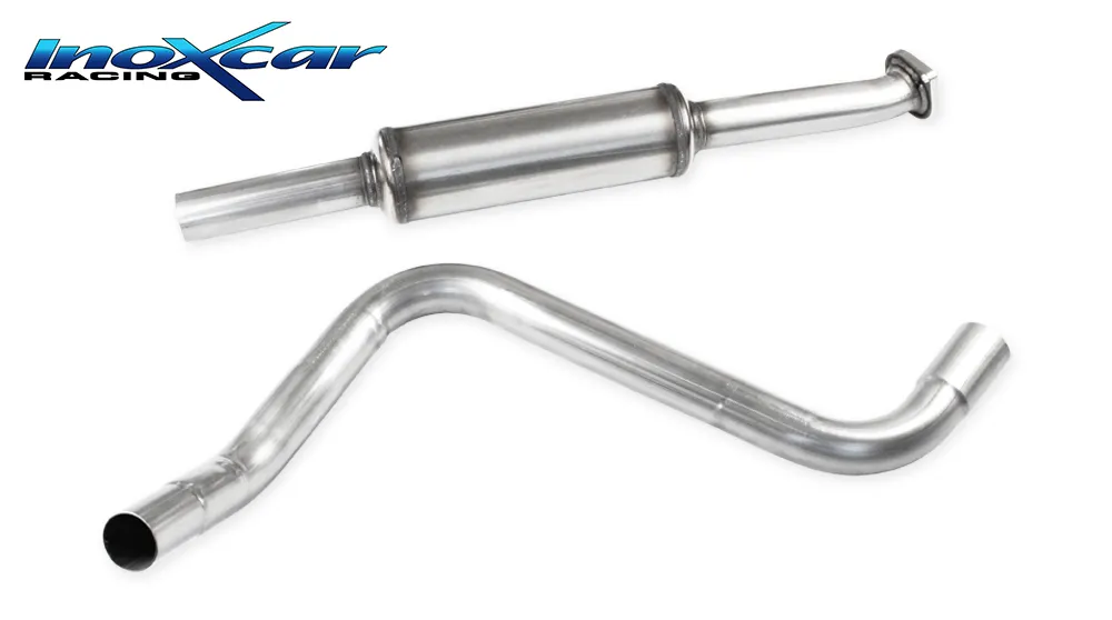 Tubo central con silenciador OPEL ASTRA J 1.4 TURBO (140cv) BERLINA 2015- SIN homologacion Inoxcar