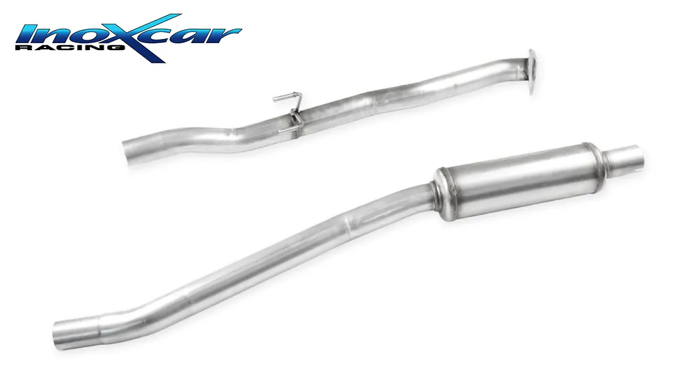 Tubo central con silenciador HONDA CIVIC 1.5 Turbo (182cv) 2018-- Tubaz. Ø 50 - Raccordo Ø 51 PENDIENTE de Homologacion Europea