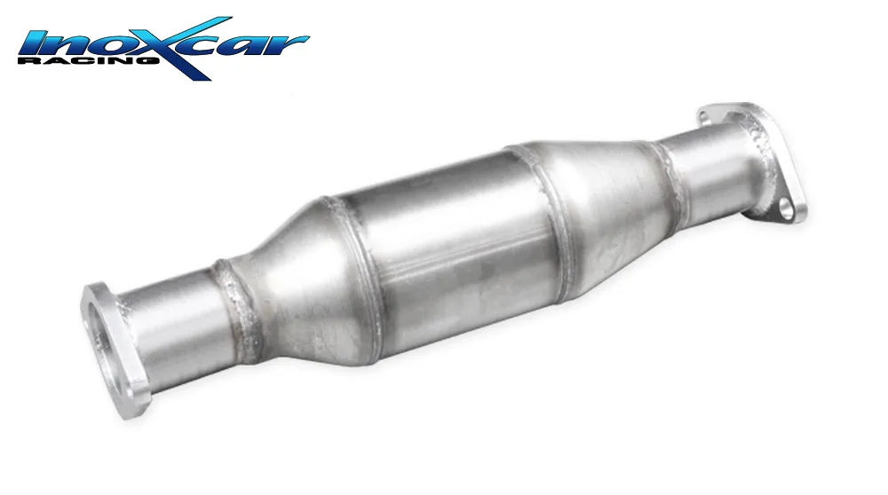 Tubo de sustitución del catalizador con catalizador metalico MITSUBISHI LANCER EVO VII (280CV) 2001-2003 SIN homologacion Inoxca