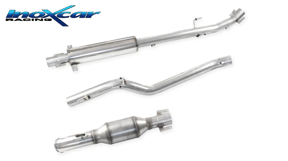 Tubo intermedio + Tubo central directoS + POST CAT60 Ø PEUGEOT 208 R2 1.6 (185cv) SIN homologacion Inoxcar