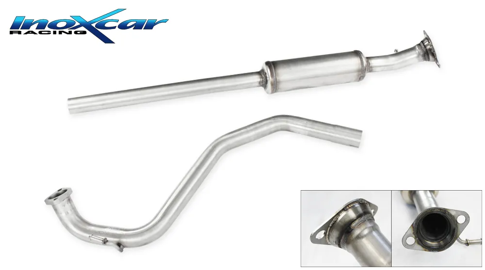 Tubo central con silenciador (1 SIL) SUZUKI SWIFT 1.4 Sport Hybrid (129cv) 2020-- PENDIENTE de Homologacion Europea Inoxcar