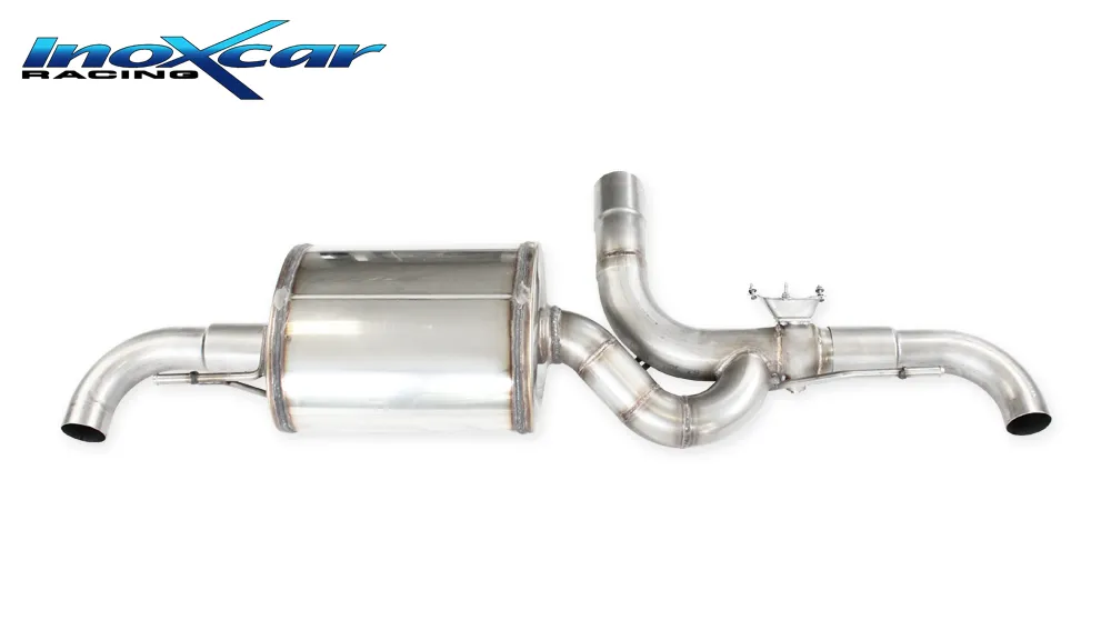 Silenciador trasero deportivo Salida Izq. + Dcha. + Válvula con montaje de motor eléctrico de serie MERCEDES CLASSE A (Type W17