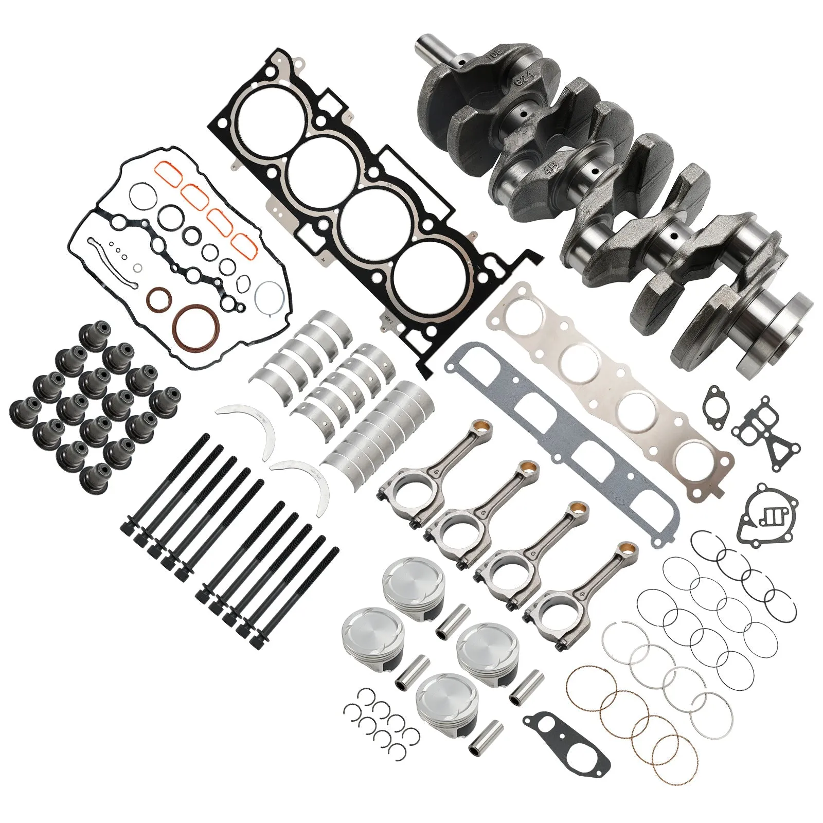 Hyundai Grandeur (TG) G4KE 2.4L 2008-2011 Kit de revisión del motor, cigüeñal y bielas 23510-25220