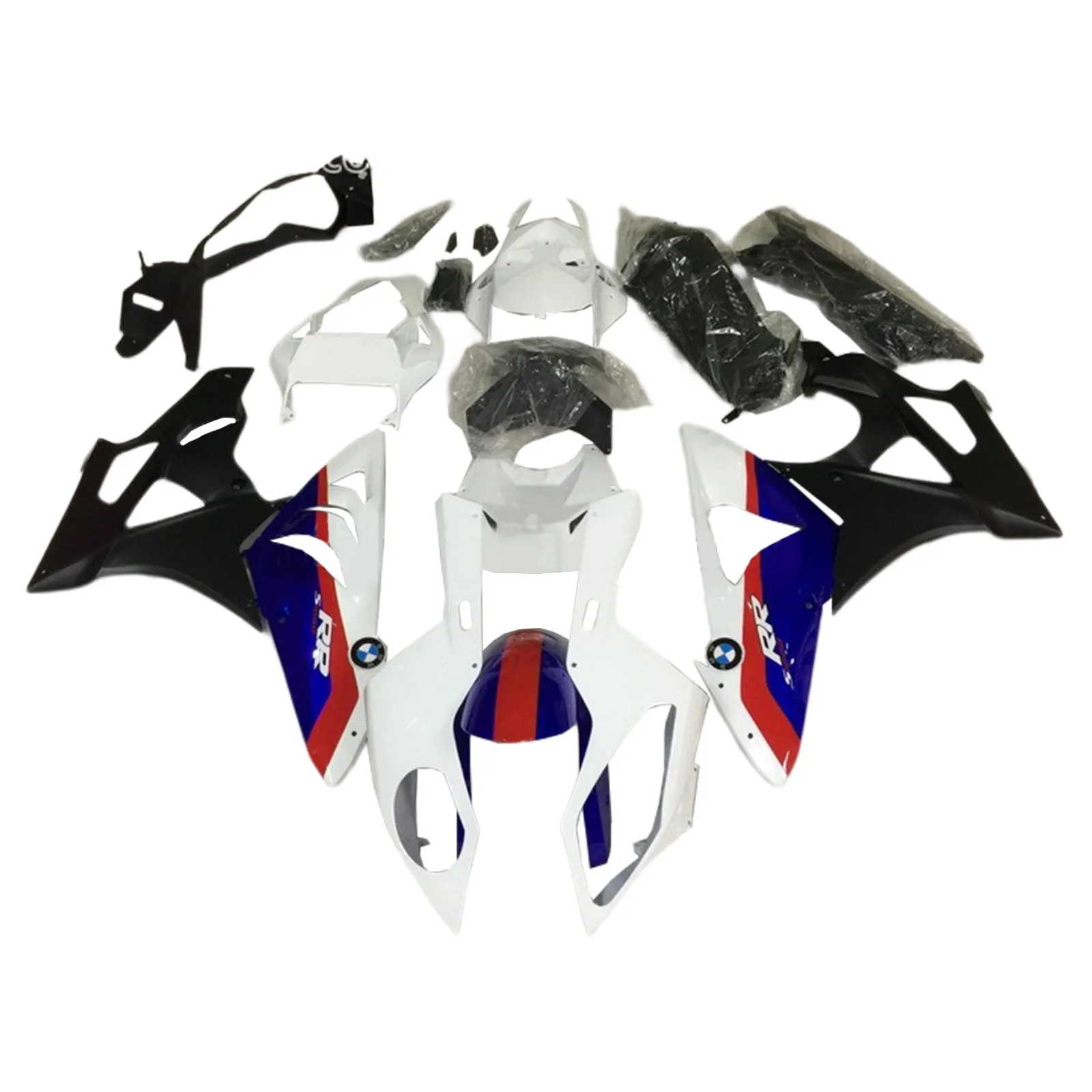 Amotopart BMW S1000RR 2009-2014 Kit de carenado de carrocería de plástico ABS