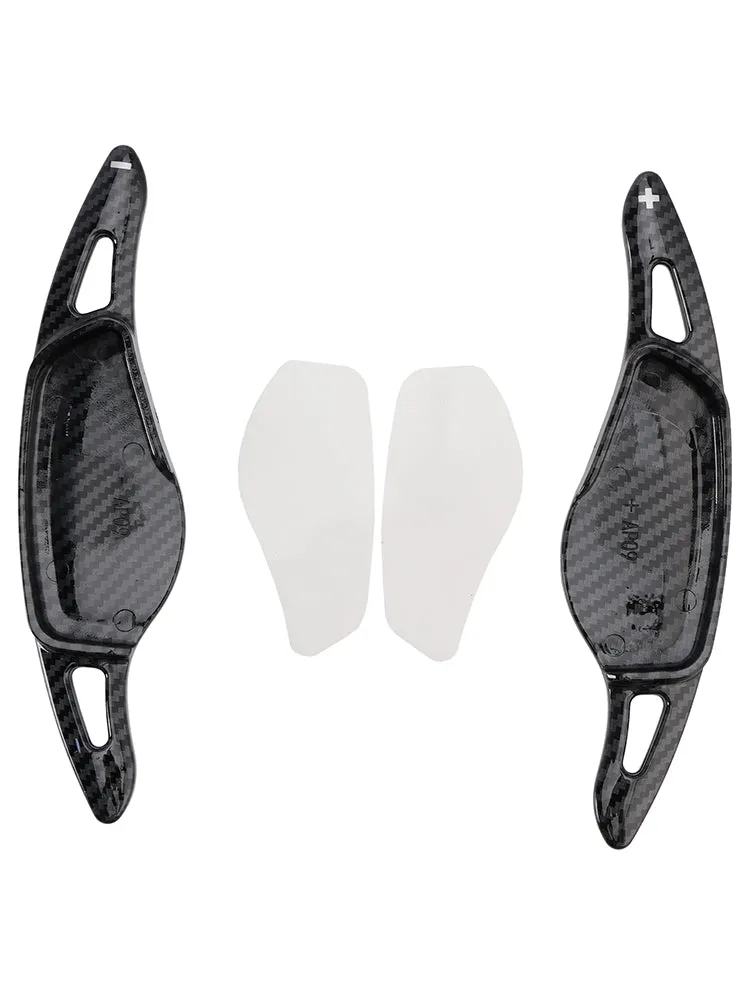 Palets de velocidad en el aspecto de carbono del volante para BMW 3, 4, 5, G20, G22, G30 2018+