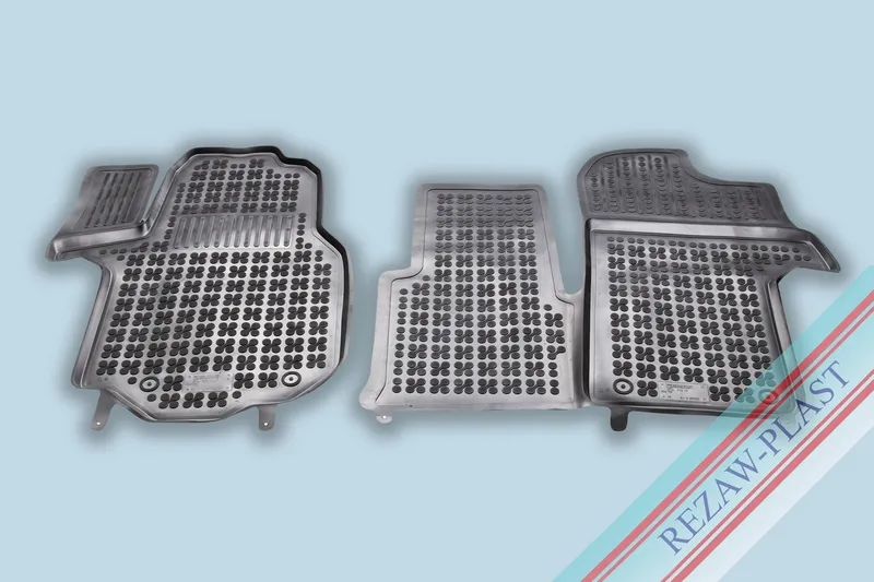 Alfombrilla Caucho Volkswagen Crafter Ii Delante 2/3 Personas (1 Fila De Asientos) Con Material Extra En El Lado Del Conductor A