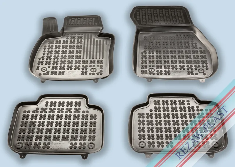 Alfombrillas Caucho Color Negro Con Clips Bmw X1 (F48) Desde 2015- 4 Piezas