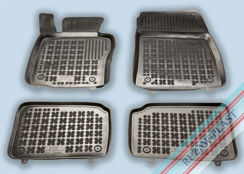 Alfombrillas Caucho Color Negro Con Clips Bmw Mini Countryman Desde 2010 4 Piezas