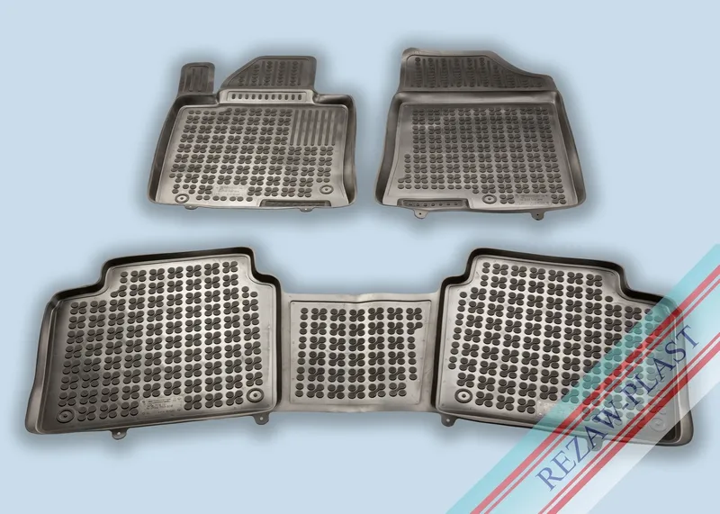 Alfombrillas Caucho Color Negro Con Clips Kia Optima Iv Desde 2015 4 Piezas